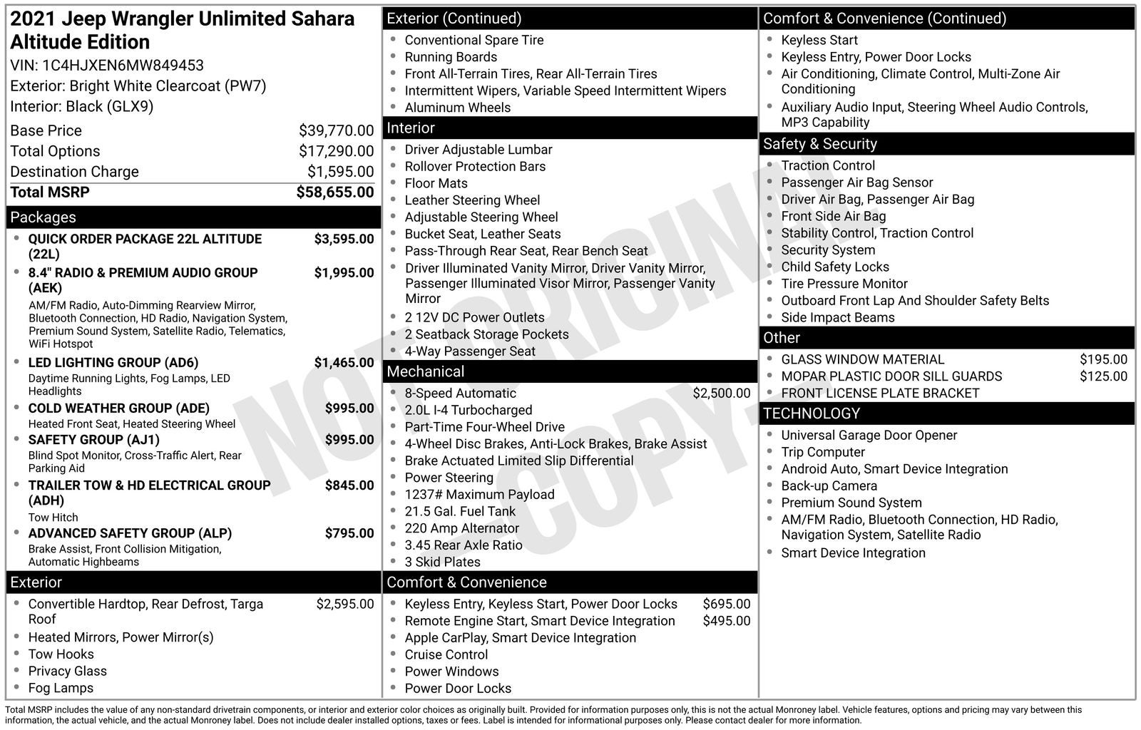 2021 Jeep Wrangler Unlimited Sahara Altitude