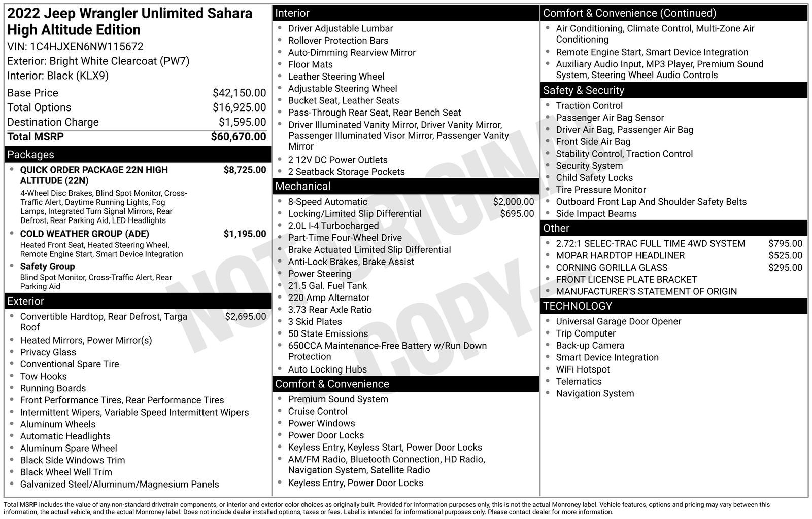2022 Jeep Wrangler Unlimited Sahara High Altitude