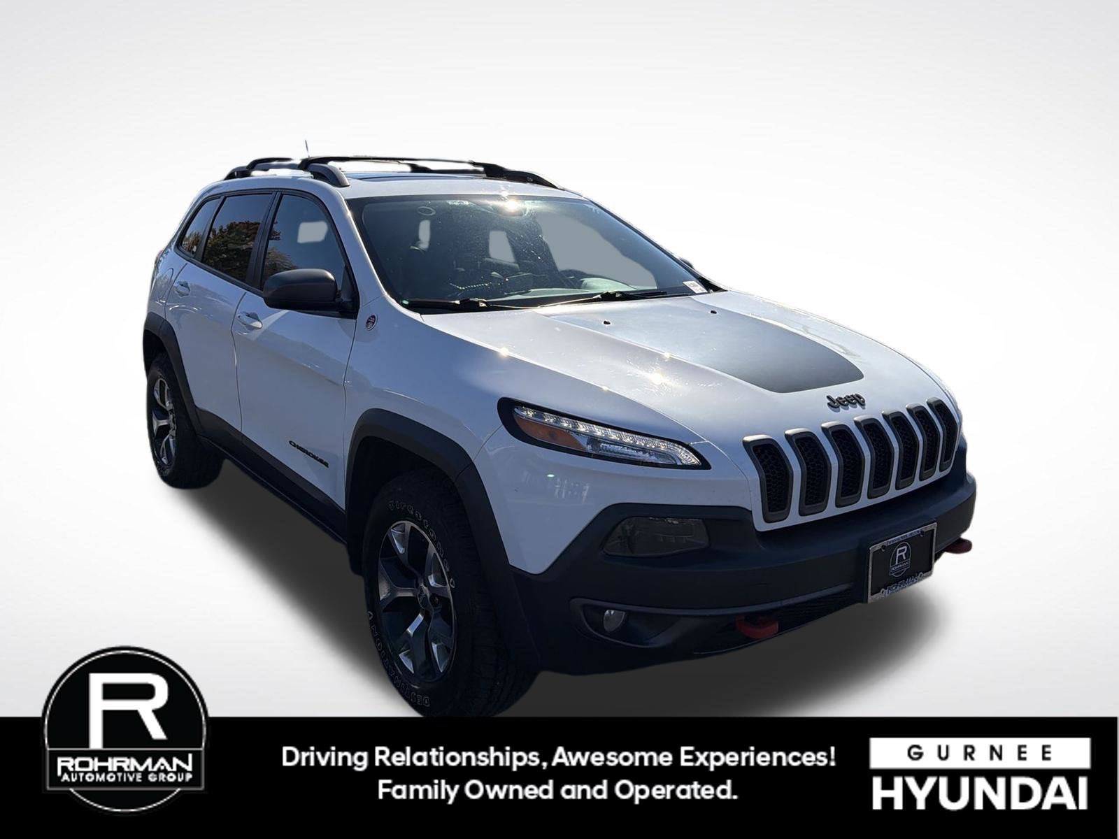 Used 2017 Jeep Cherokee Trailhawk with VIN 1C4PJMBS2HW504513 for sale in Gurnee, IL