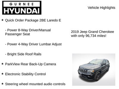 2019 Jeep Grand Cherokee Laredo E