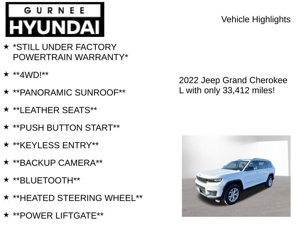 2022 Jeep Grand Cherokee L Limited