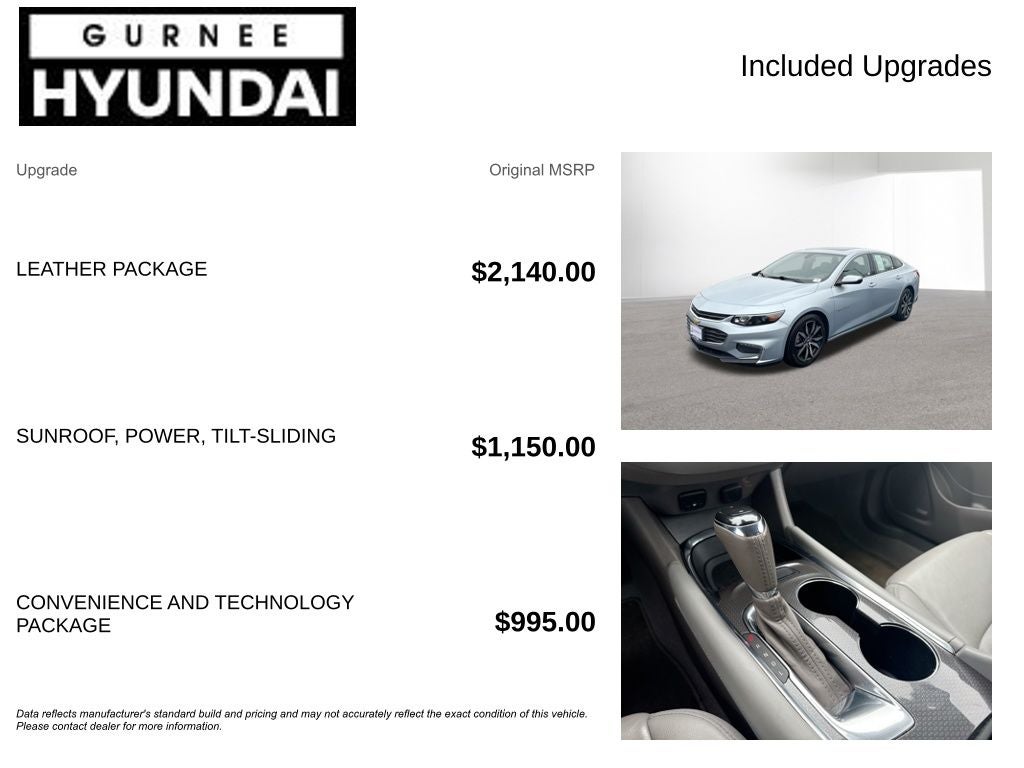 2017 Chevrolet Malibu LT 1LT