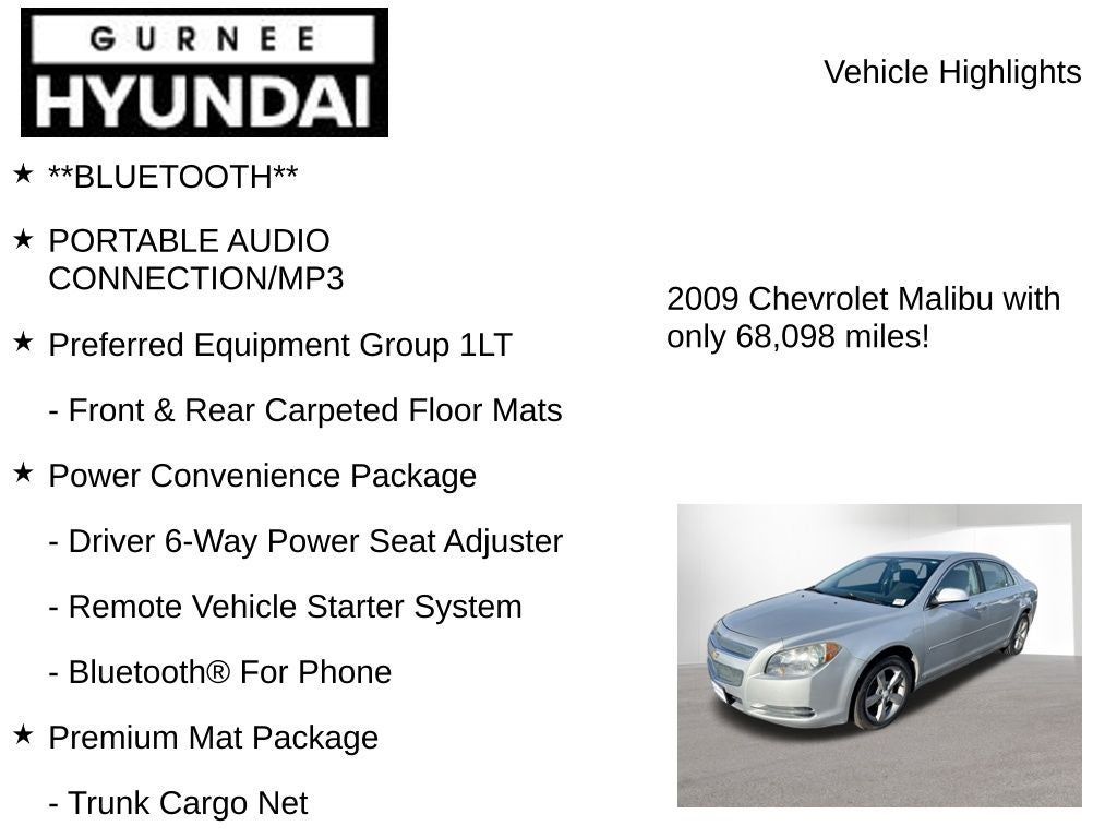 2009 Chevrolet Malibu LT 1LT