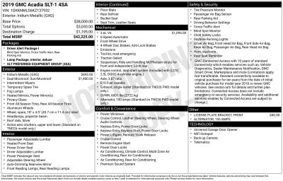 2019 GMC Acadia SLT-1