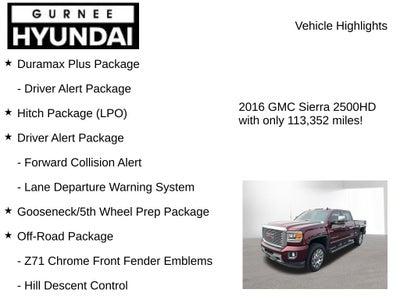 2016 GMC Sierra 2500HD Denali