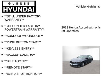 2023 Honda Accord EX