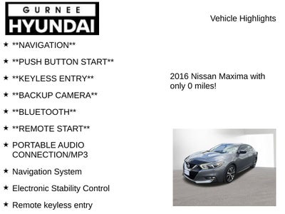 2016 Nissan Maxima 3.5 S