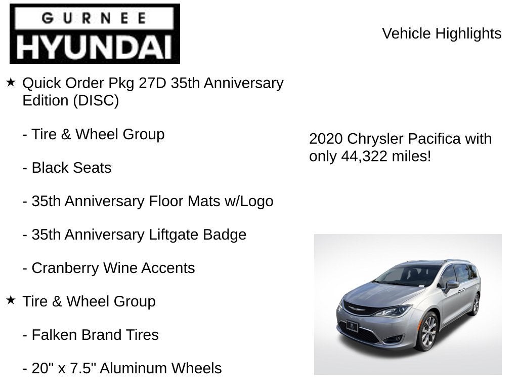 2020 Chrysler Pacifica Limited