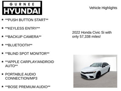 2022 Honda Civic Si