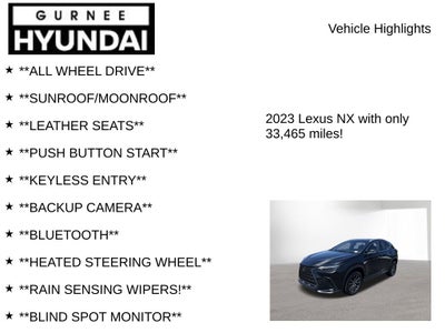2023 Lexus NX 350 Premium