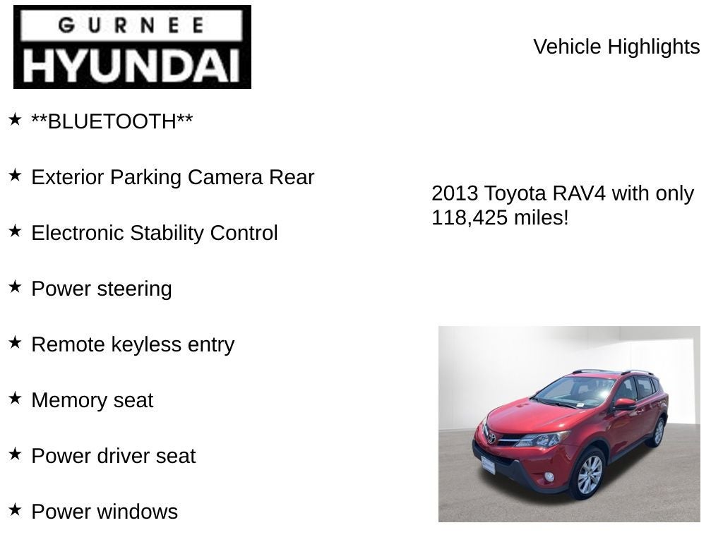 2013 Toyota RAV4 Limited