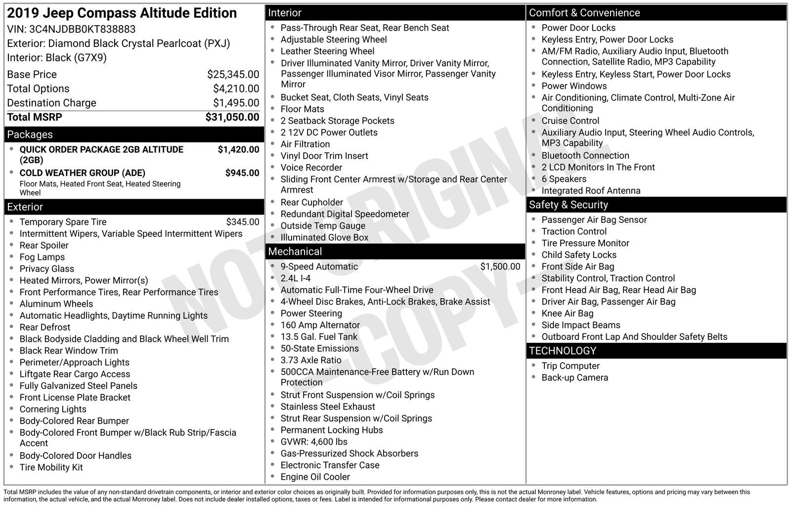 2019 Jeep Compass Latitude