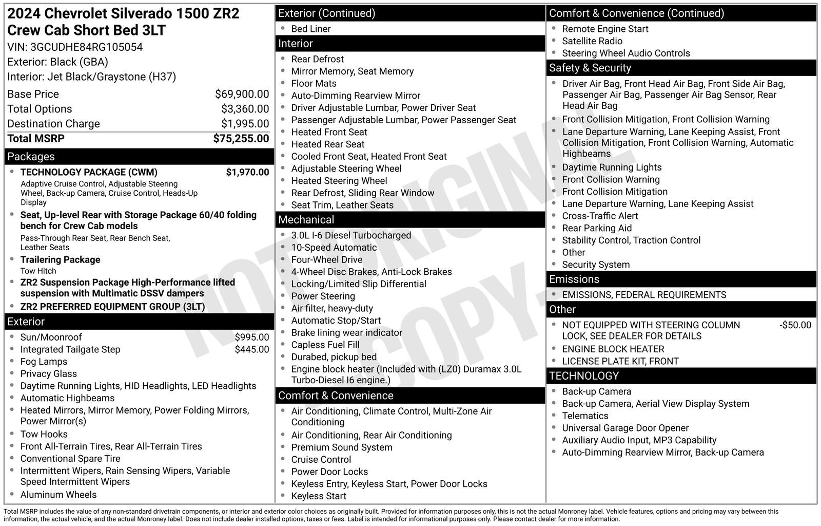 2024 Chevrolet Silverado 1500 ZR2