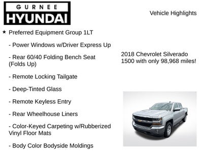 2018 Chevrolet Silverado 1500 LT LT1