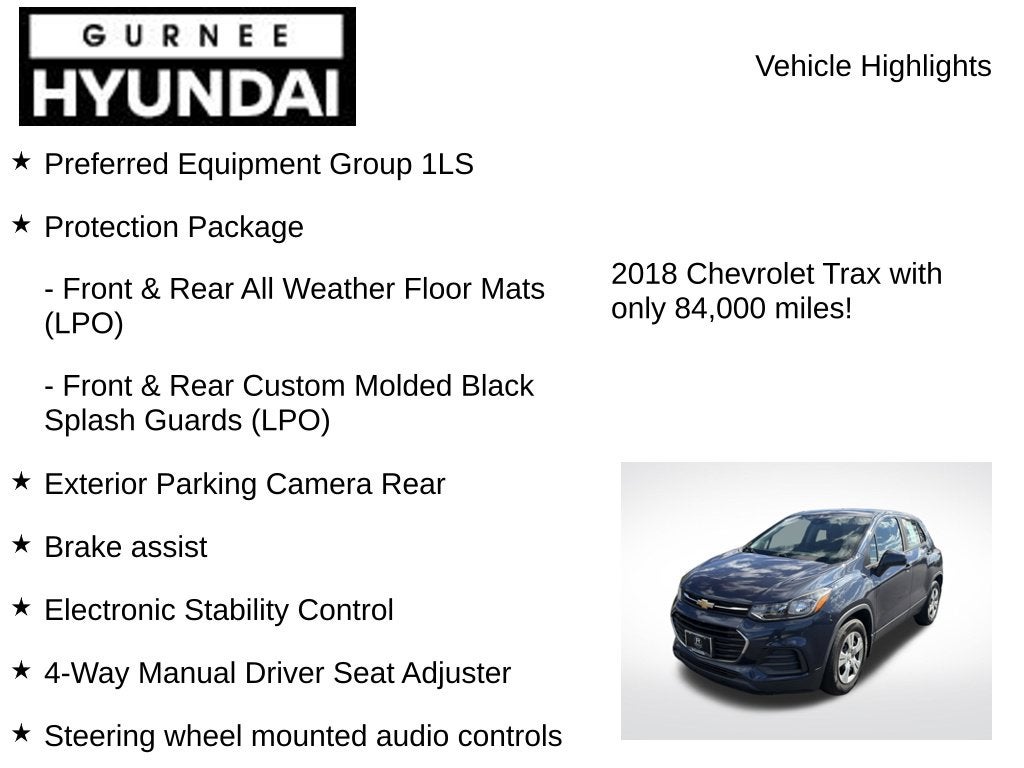 2018 Chevrolet Trax LS
