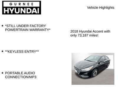 2018 Hyundai ACCENT SE