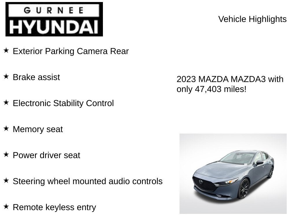 2023 Mazda Mazda3 2.5 S Carbon Edition