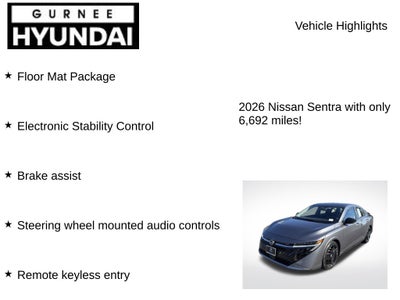2026 Nissan Sentra SR
