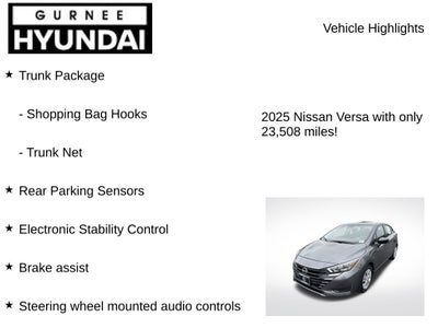 2025 Nissan Versa 1.6 S