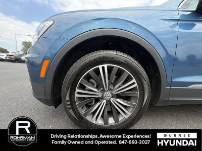 2018 Volkswagen Tiguan 2.0T SEL 4Motion