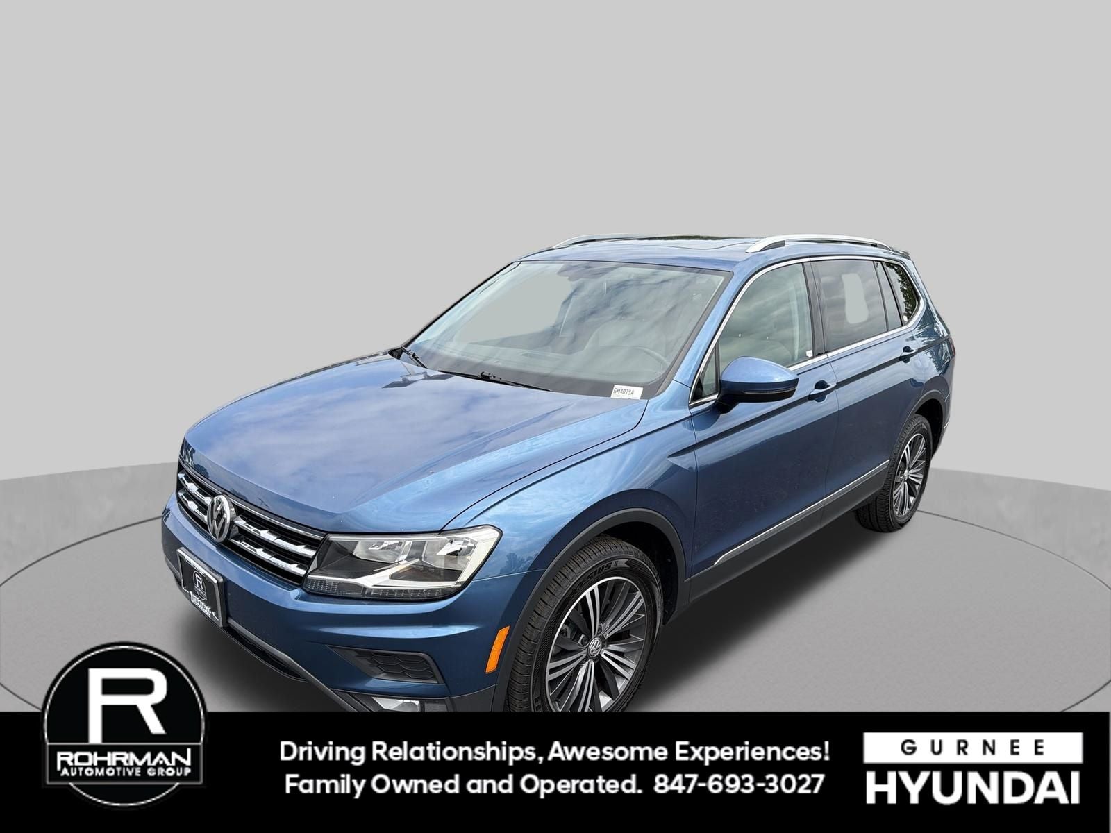 2018 Volkswagen Tiguan 2.0T SEL 4Motion