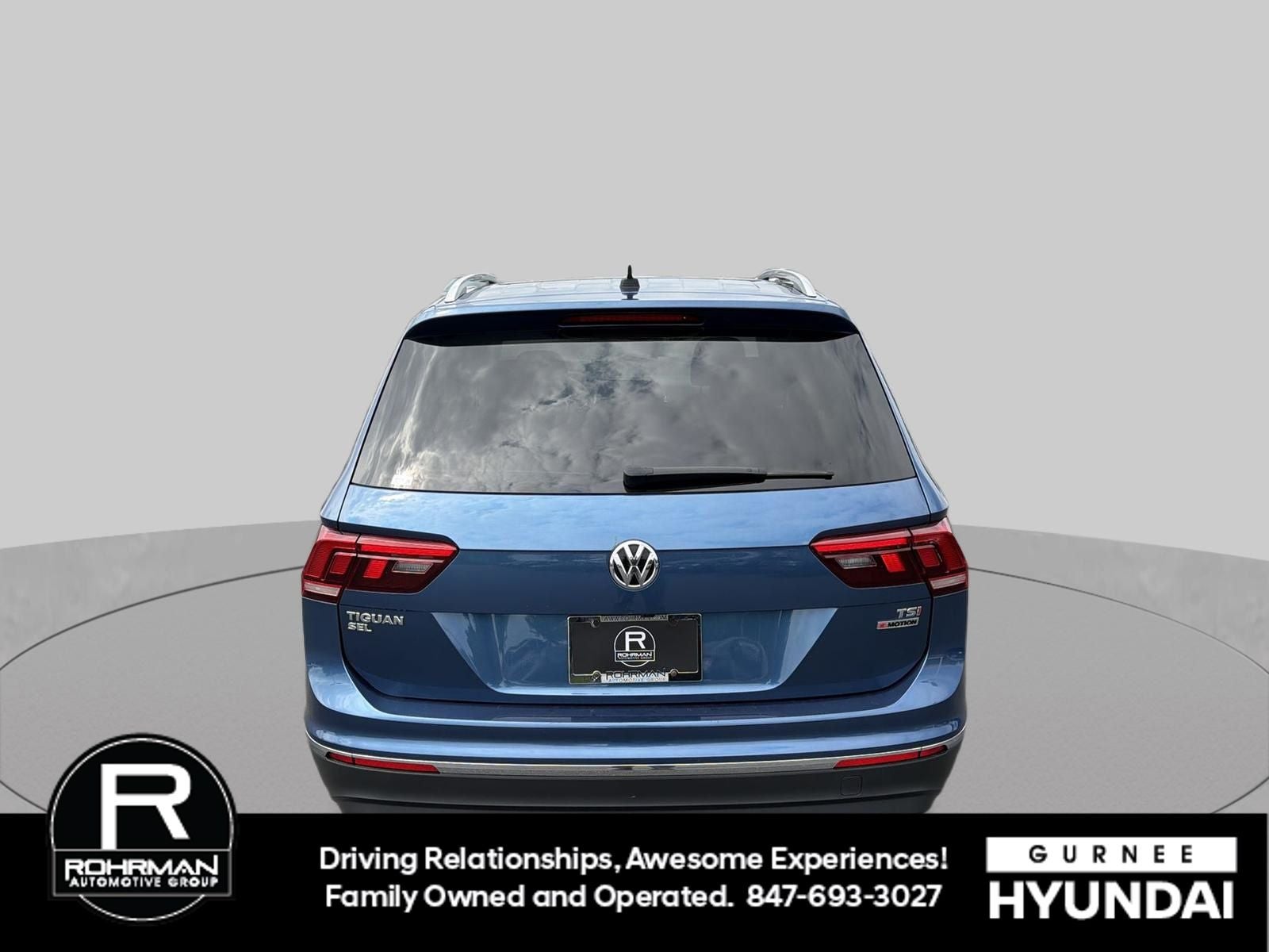 2018 Volkswagen Tiguan 2.0T SEL 4Motion