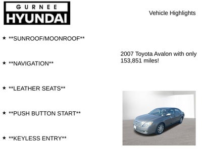 2007 Toyota Avalon XL