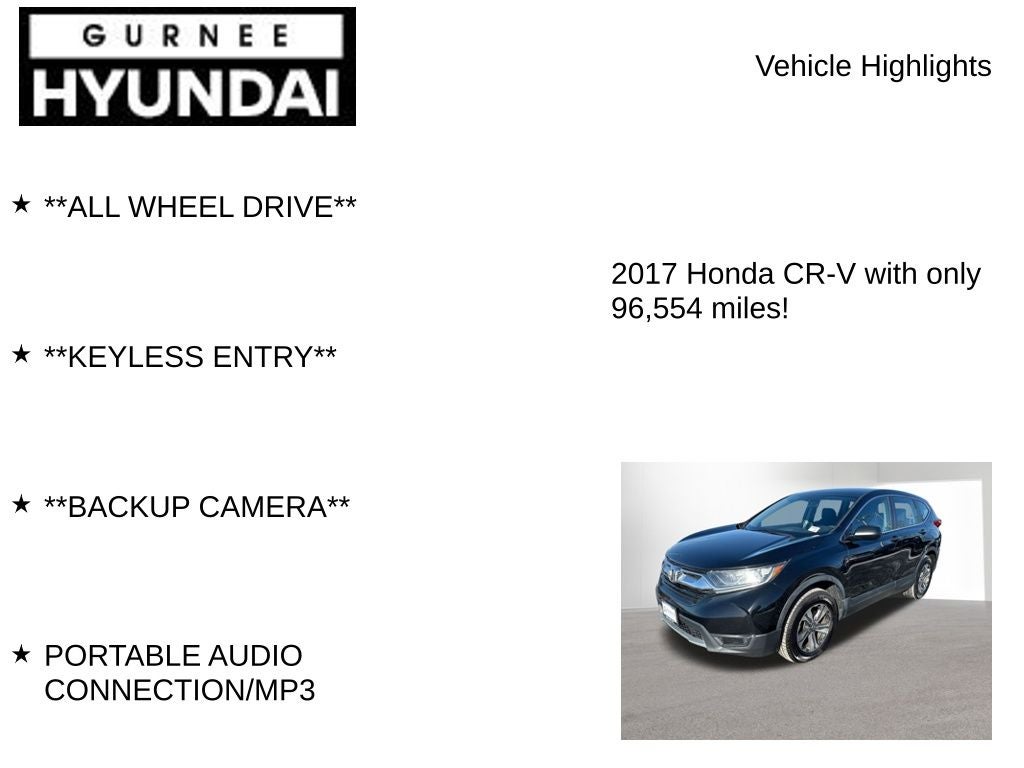 2017 Honda CR-V LX