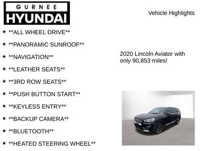 2020 Lincoln Aviator Reserve