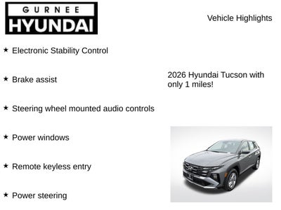 2026 Hyundai TUCSON SE
