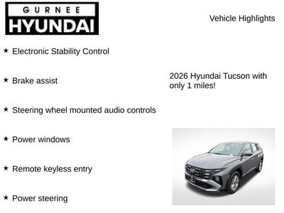 2026 Hyundai TUCSON SE