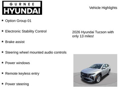 2026 Hyundai TUCSON SE