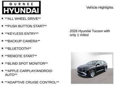 2026 Hyundai TUCSON SE