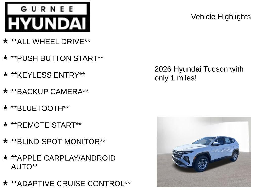 2026 Hyundai TUCSON SE