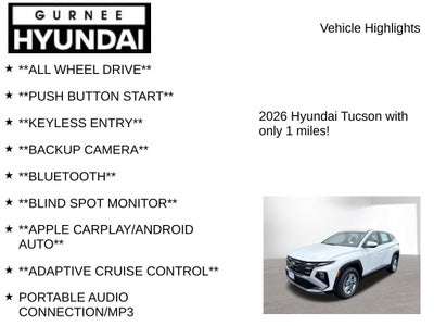 2026 Hyundai TUCSON SE