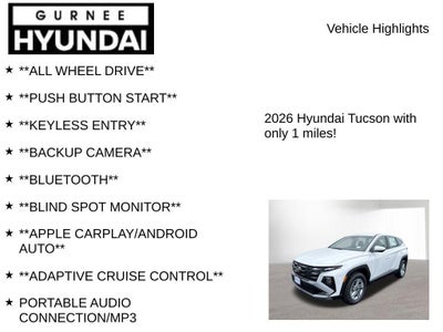 2026 Hyundai TUCSON SE