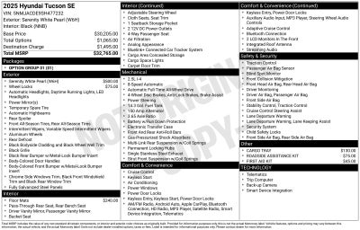 2025 Hyundai TUCSON SE