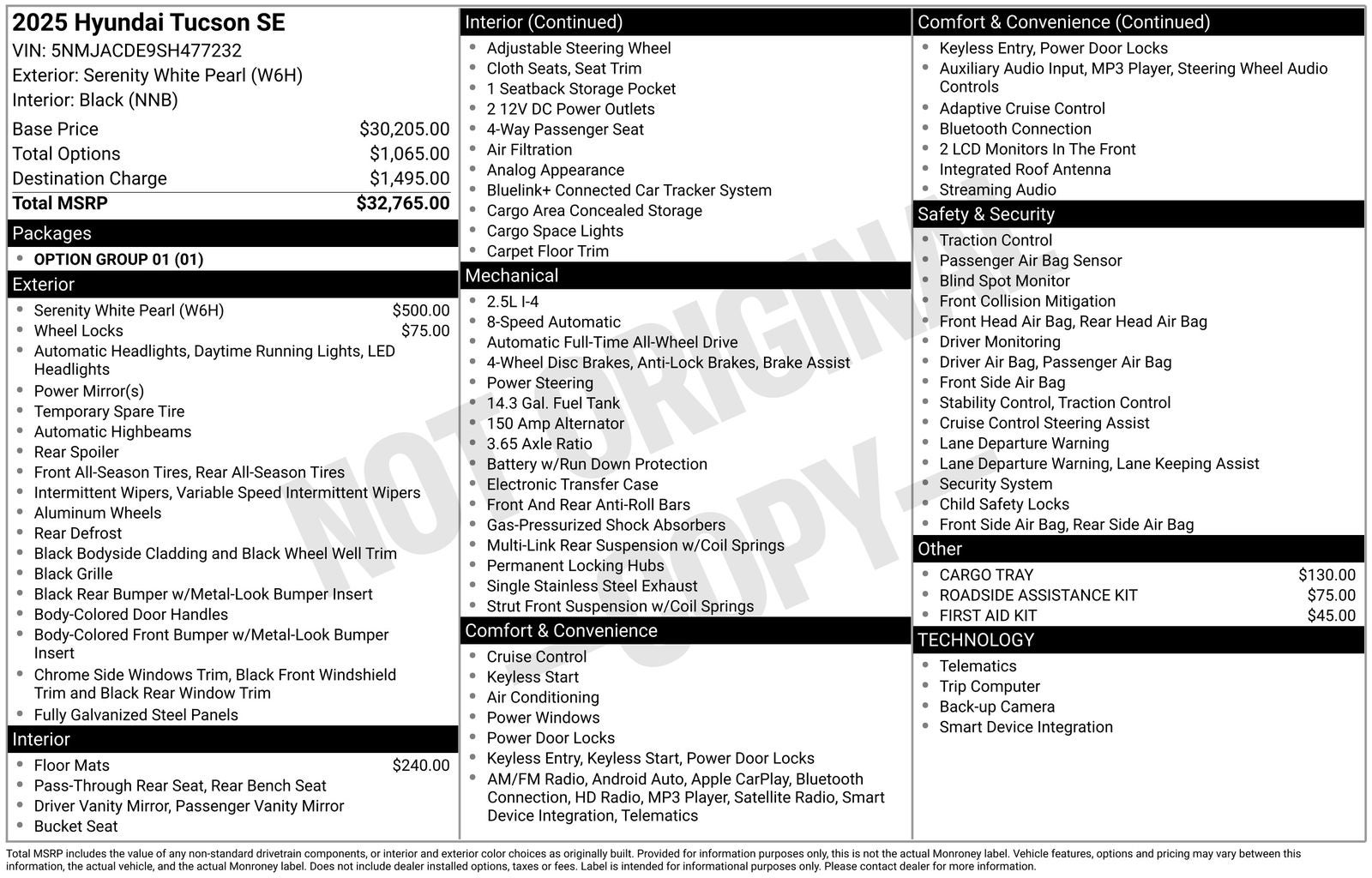 2025 Hyundai TUCSON SE
