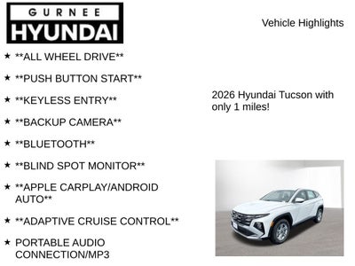2026 Hyundai TUCSON SE
