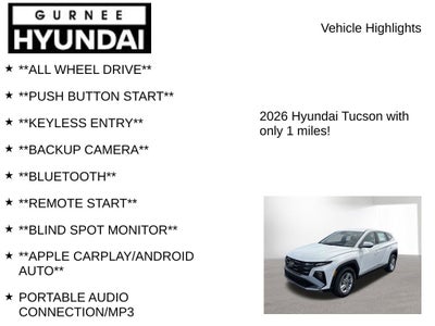 2026 Hyundai TUCSON SE
