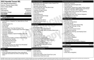 2022 Hyundai TUCSON SEL