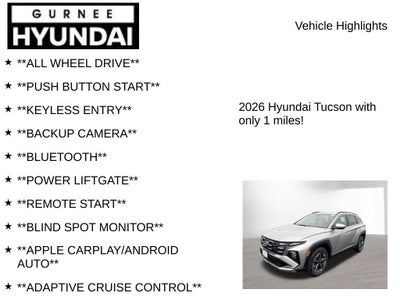 2026 Hyundai TUCSON SEL