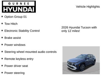 2026 Hyundai TUCSON SEL Plus