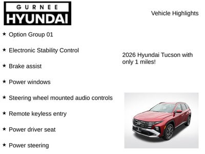 2026 Hyundai TUCSON SEL Plus