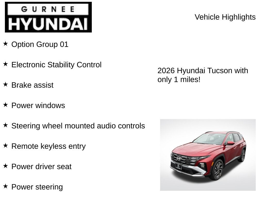 2026 Hyundai TUCSON SEL Plus