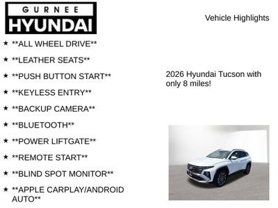 2026 Hyundai TUCSON SEL Plus