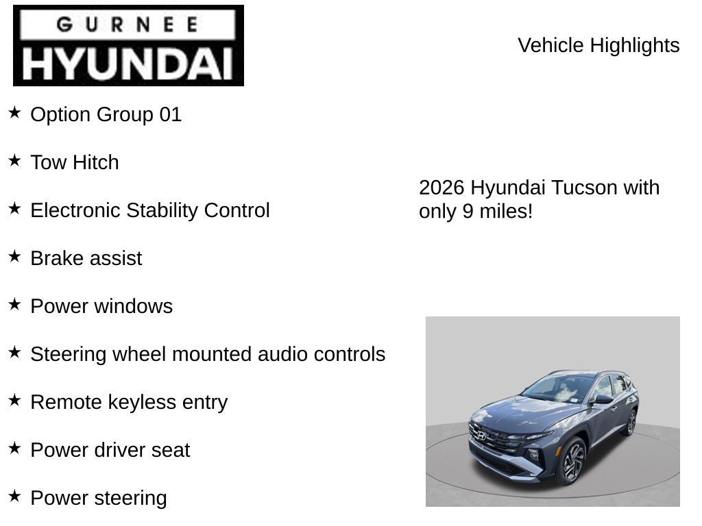2026 Hyundai TUCSON SEL Plus