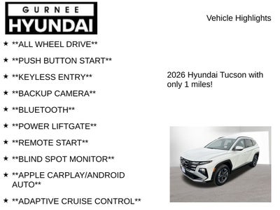 2026 Hyundai TUCSON SEL
