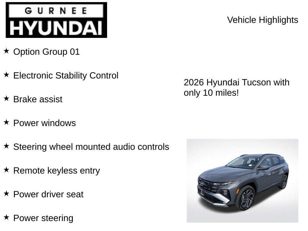 2026 Hyundai TUCSON SEL Plus