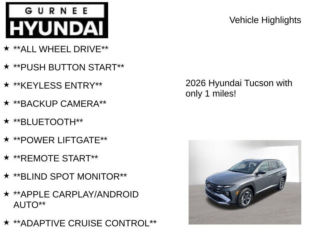 2026 Hyundai TUCSON SEL